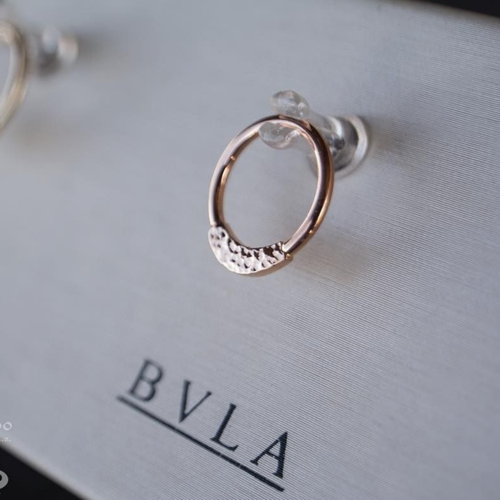 BVLA Hammered Janna Rose Gold